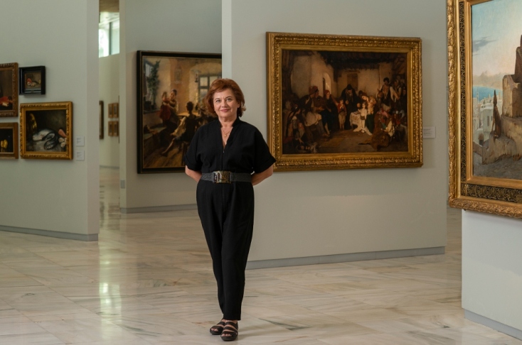 Η Συραγώ Τσιάρα στη συλλογή της Εθνικής Πινακοθήκης