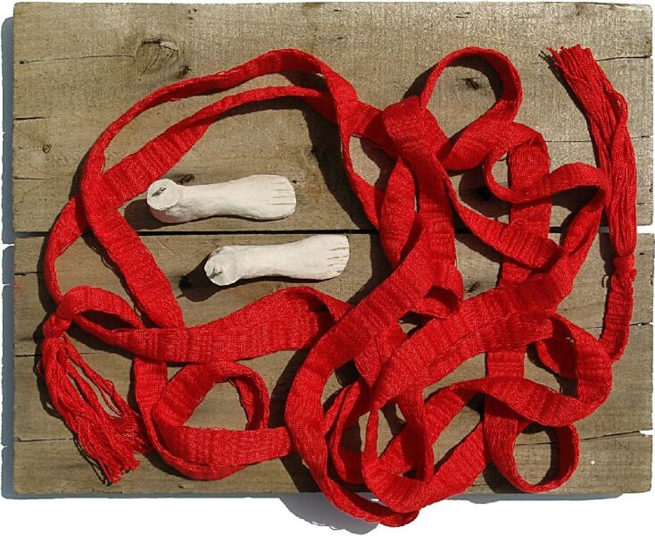 Άρτεμις Αλκαλάη, Το Ταξίδι, ΜικτήΤεχνική, Διαστάσεις Μεταβλητές