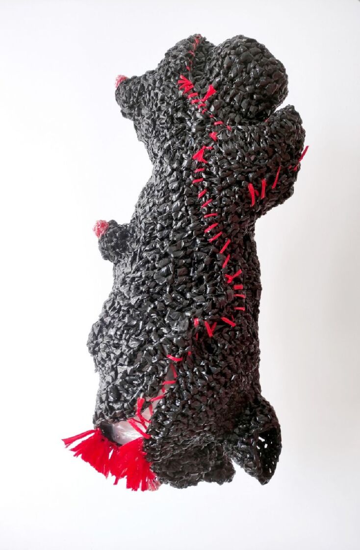 Βιβή Περυσινάκη, Εγώ το τραύμα, 2024,  Μικτή Τεχνική, 30x30x71 εκ.