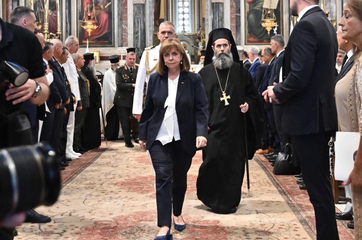 Η Πρόεδρος της Δημοκρατίας, Κατερίνα Σακελλαροπούλου