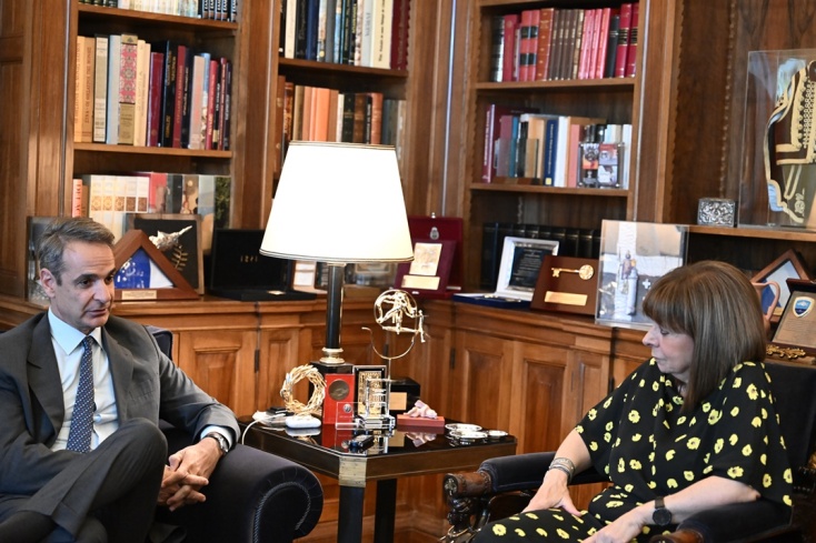 Κυριάκος Μητσοτάκης - Κατερίνα Σακελλαροπούλου