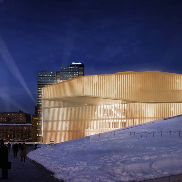 Η βιβλιοθήκη Deichman (Deichman Bjørvika) στο Όσλο