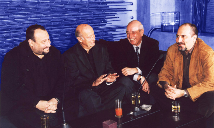 Μίλτος Καρατζάς, Μίμης Πλέσσας, Δημήτρης Μητροπάνος και Ηλίας Μπενέτος