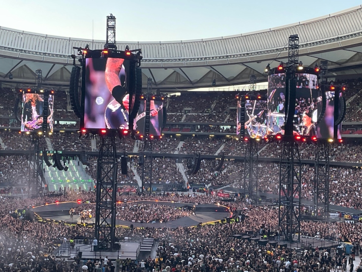 Πρώτη φορά σε live των Metallica, μαζί με την κόρη μας, στη Μαδρίτη