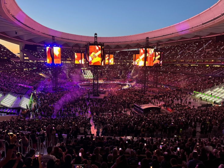 Πρώτη φορά σε live των Metallica, μαζί με την κόρη μας, στη Μαδρίτη