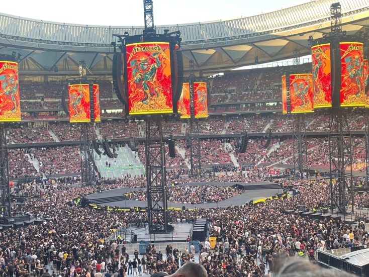 Πρώτη φορά σε live των Metallica, μαζί με την κόρη μας, στη Μαδρίτη