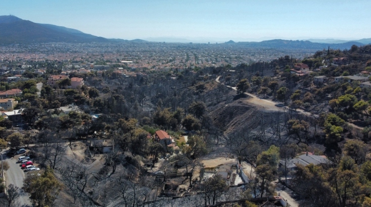 Φωτιά στην Αττική