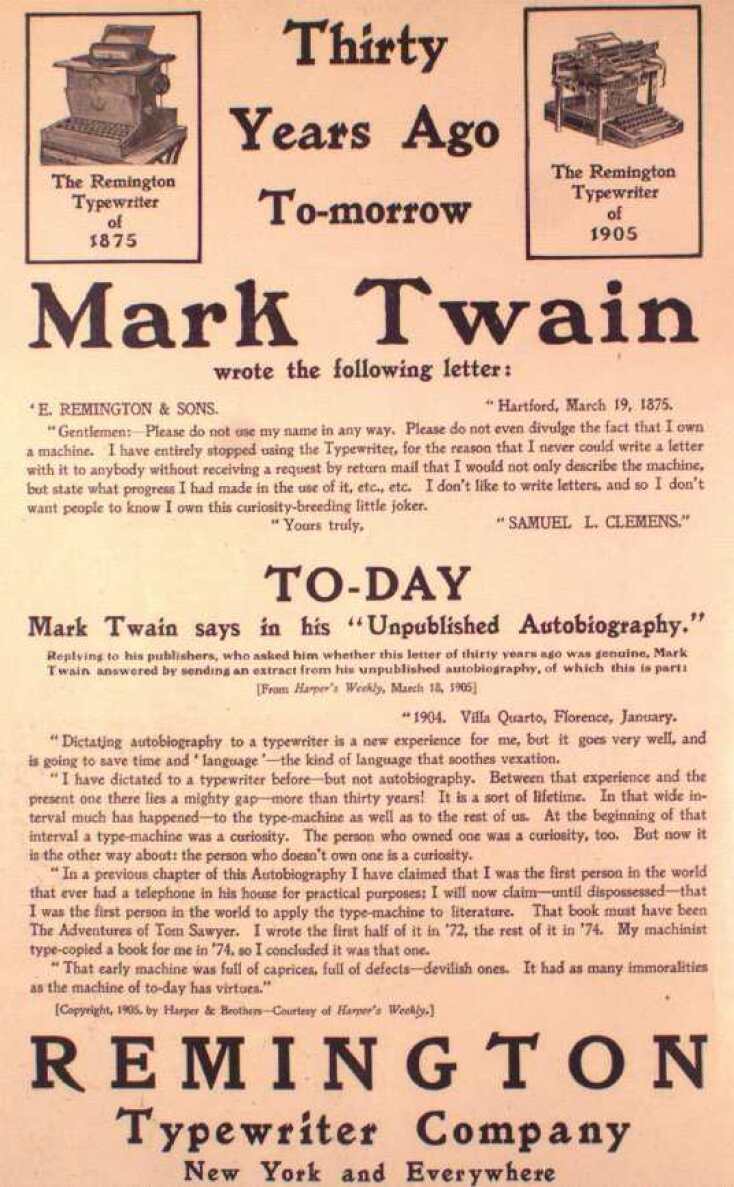 Σαν σήμερα: Οι πιο διάσημες… γραφομηχανές