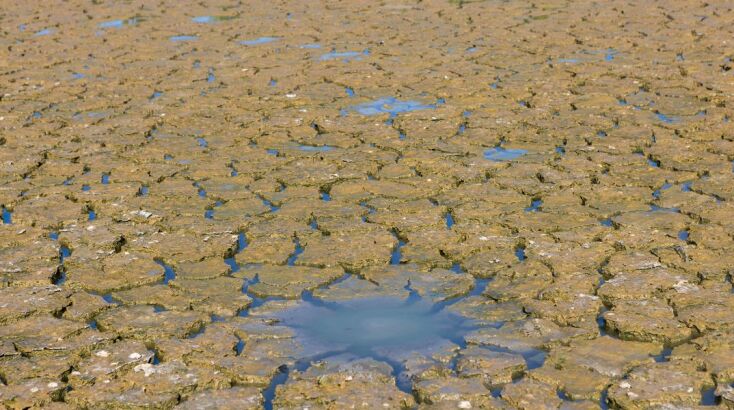 «Στέρεψε» η τεχνητή λίμνη του Κάτω Σχολαρίου παραπέμποντας σε εικόνα ερήμου