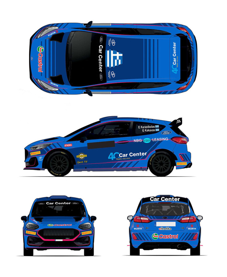 Car Center Ford Fiesta Rally3