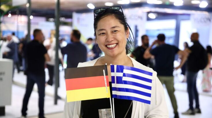 Εγκαινιάστηκε το περίπτερο της ΟΔ της Γερμανίας παρουσία του Κυριάκου Μητσοτάκη