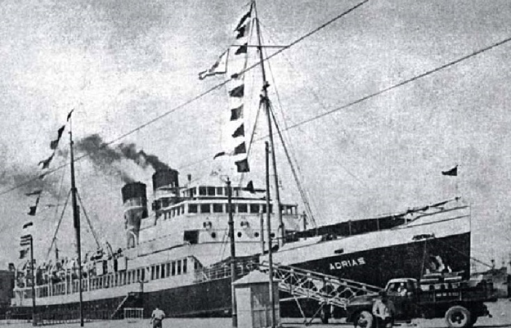 Εικόνα από το ατμόπλοιο Αδρίας