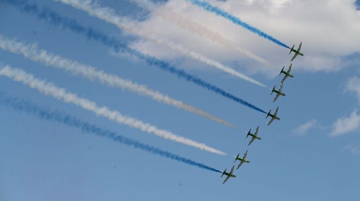 Athens Flying Week: Εντυπωσιακές εικόνες από τη μεγαλύτερη αεροπορική επίδειξη στην Ανατολική Μεσόγειο