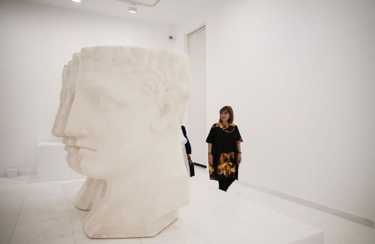 H Κατερίνα Σακελλαροπούλου εγκαινίασε το Μουσείο Γαΐτη - Σίμωσι στην Ίο	