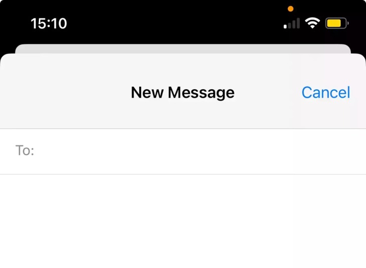 Πορτοκαλί κουκίδα στα iPhone - τι σημαίνει 