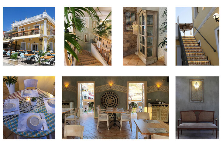 Σχεδιασμός και διακόσμηση χώρου εστίασης από τους Π. Λαϊνόπουλο και Κ. Κατέχη