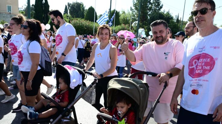 Greece Race for the Cure 2024: «Πλημμύρισε» το κέντρο της Αθήνας στον αγώνα για τον καρκίνο του μαστού