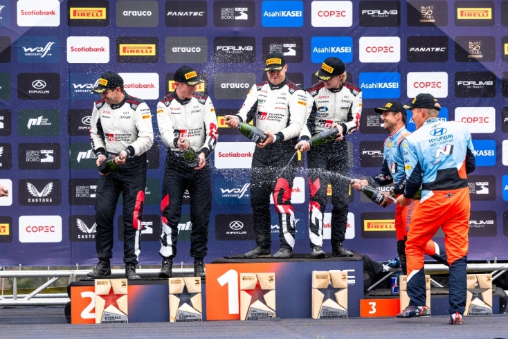 O Kalle Rovanpera κερδίζει το Ραλλυ Χιλής