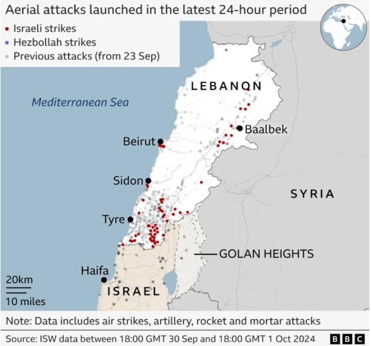 Τι στόχευαν οι αεροπορικές επιδρομές του Ισραήλ;
