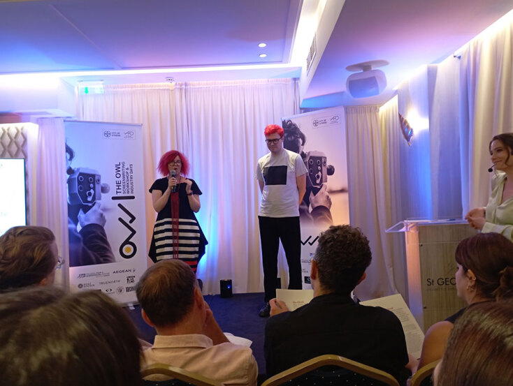 Pitching των δύο σεναριογράφων από την Λιθουανία, Domante Urmonaite και Martynas Mendelis