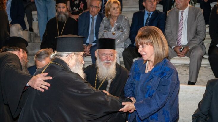 Κατερίνα Σακελλαροπούλου: Στο Ηρώδειο για τα 50 χρόνια από την ίδρυση της Ιεράς Μητρόπολης Νέας Ιωνίας