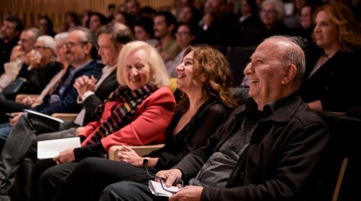 Τιμήθηκε ο Θεόδωρος Τερζόπουλος με το Μεγάλο Βραβείο για την πολυετή προσφορά του στην τέχνη.