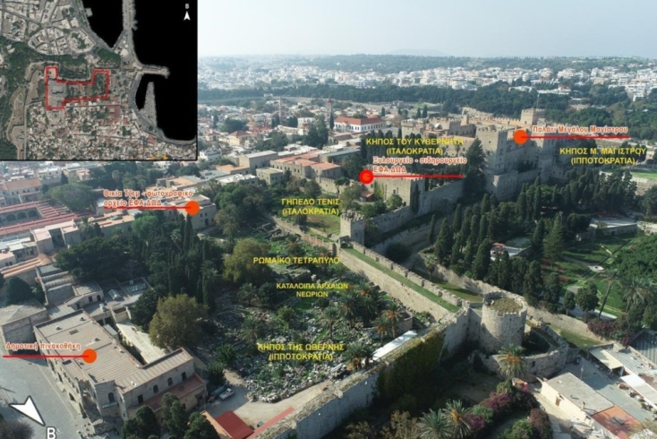 Υπαίθρια Γλυπτοθήκη στην «Περβόλα» στη Ρόδο από το Υπουργείο Πολιτισμού