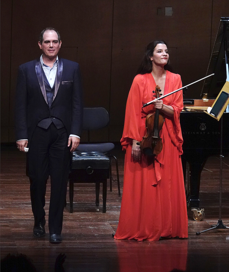 Δανάη Παπαματθαίου-Μάτσκε και Γιώργος-Εμμανουήλ Λαζαρίδης σε έργα Μπετόβεν και Μπράμς για βιολί και πιάνο