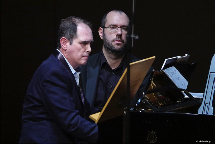 Δανάη Παπαματθαίου-Μάτσκε και Γιώργος-Εμμανουήλ Λαζαρίδης σε έργα Μπετόβεν και Μπράμς για βιολί και πιάνο