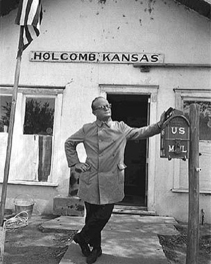 Ο Καπότε στο Χόλκομπ του Κάνσας ως απεσταλμένος του περιοδικού "New Yorker"