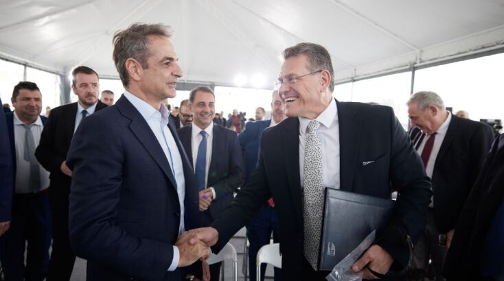 Ο Κυριάκος Μητσοτάκης στη Νάξο