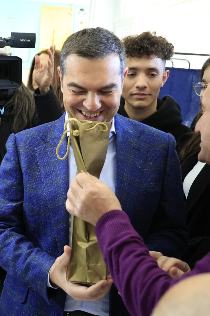 Ψήφισε ο Αλέξης Τσίπρας