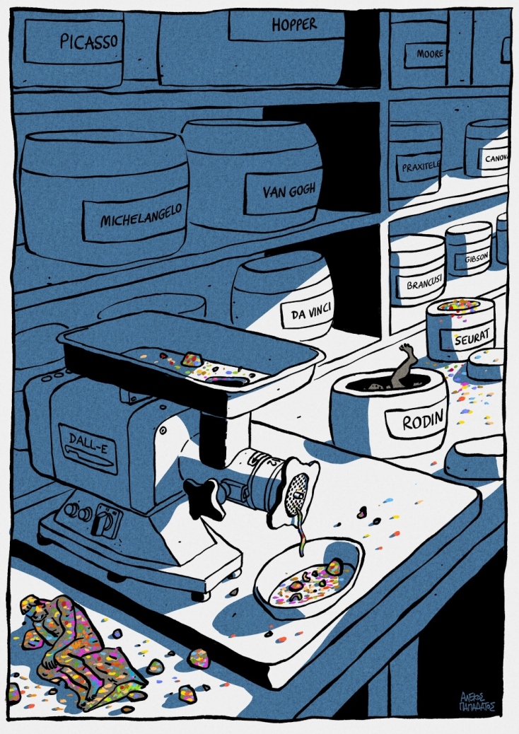 «Εμείς και η AI» από την Ελληνική Ακαδημία Κόμικς