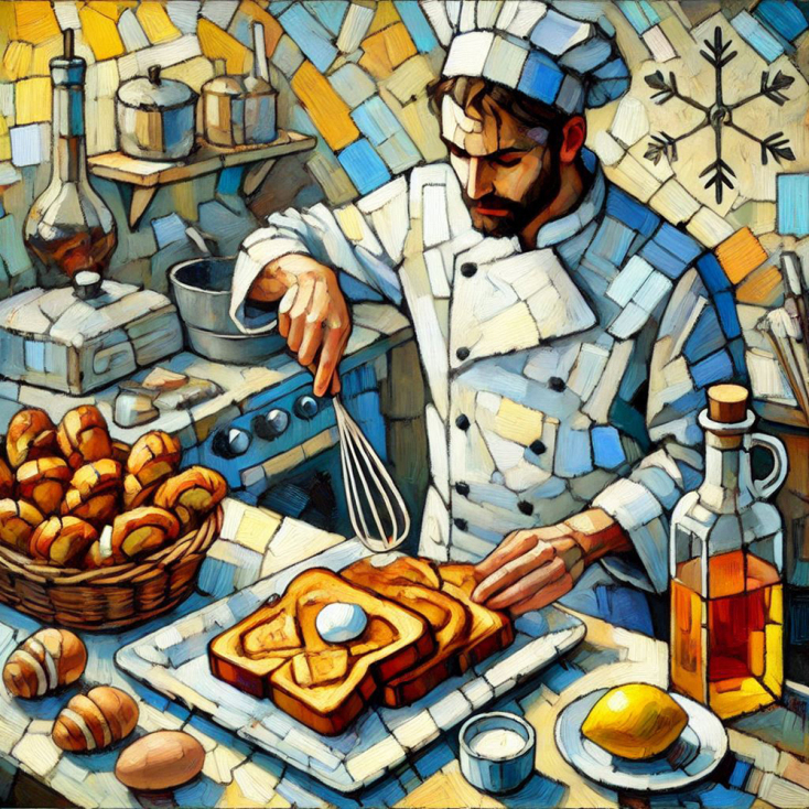 Αυγόφετες με τσουρέκι