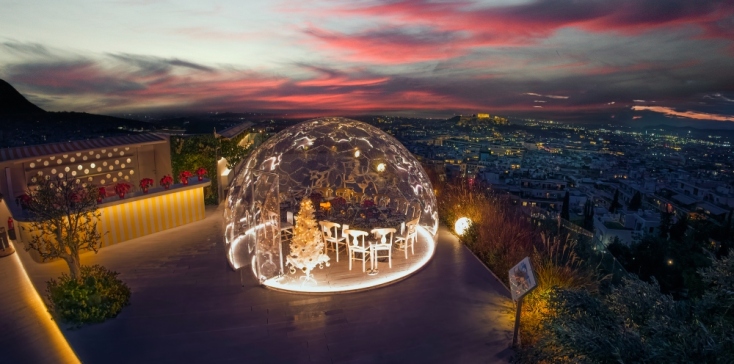 Οι θόλοι Domes στο ξενοδοχείο St. George Lycabettus 