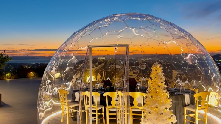 Οι θόλοι Domes στο ξενοδοχείο St. George Lycabettus 