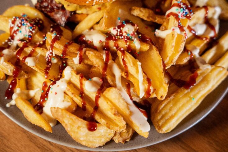 Τηγανιτές πατάτες Christmas Crispers