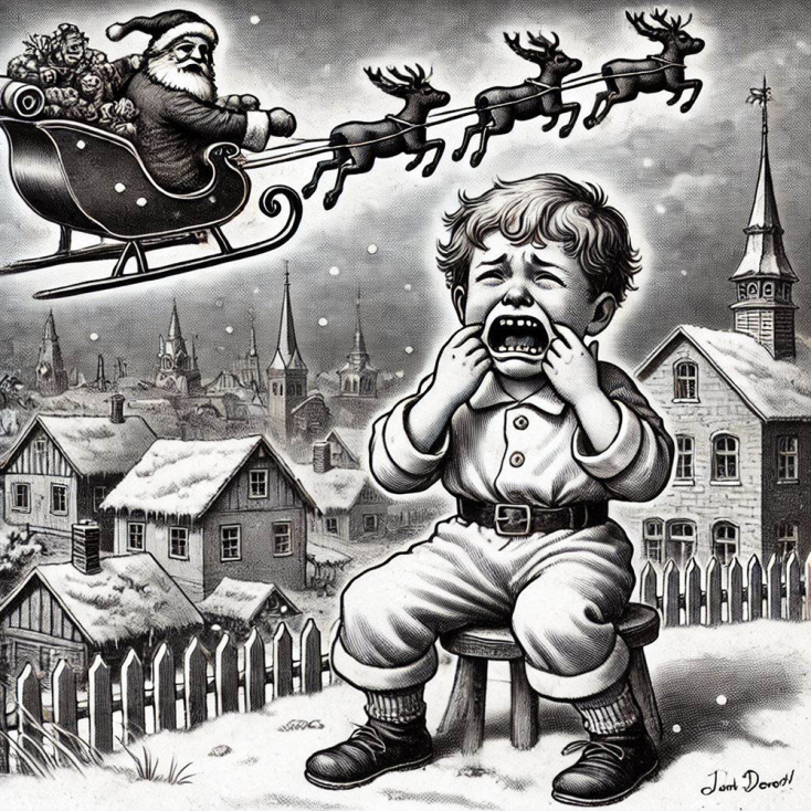 Κάτι απίστευτο που μου συνέβη χτες, Παραμονή Χριστουγέννων