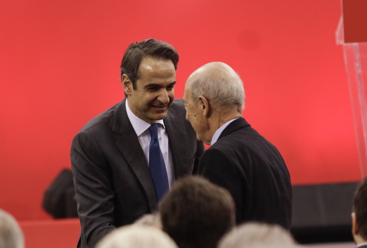 Κυριάκος Μητσοτάκης και Κώστας Σημίτης