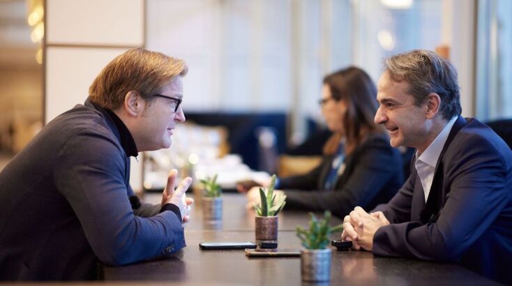 O Κυριάκος Μητσοτάκης παραχώρησε συνέντευξη στο podcast «Table Τoday» 