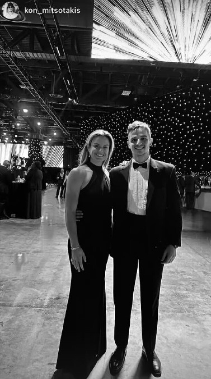 Η Μαρία Σάκκαρη με τον Κωνσταντίνο Μητσοτάκη