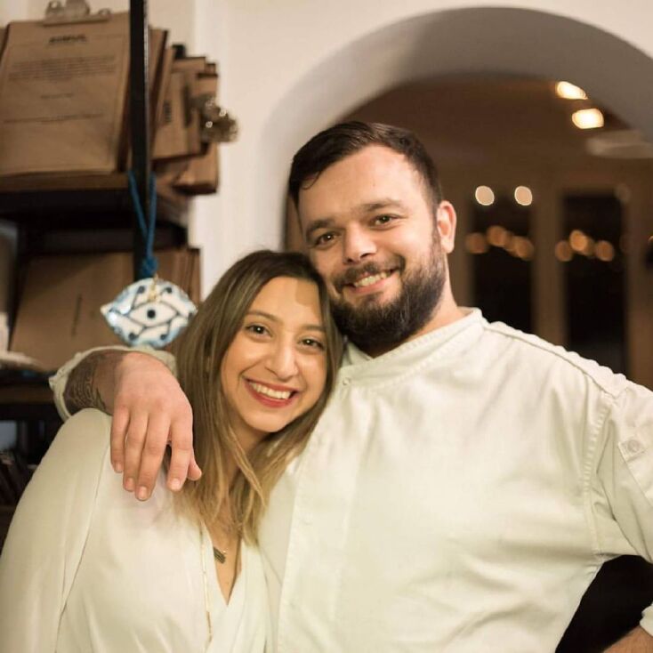 Ο Νίκος Θωμάς με τη γυναίκα του, Αλεξάνδρα Γασπαρινάτου Ο Νίκος Θωμάς με τη γυναίκα του, Αλεξάνδρα Γασπαρινάτου