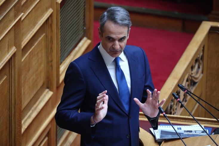 Κυριάκος Μητσοτάκης στη Βουλή