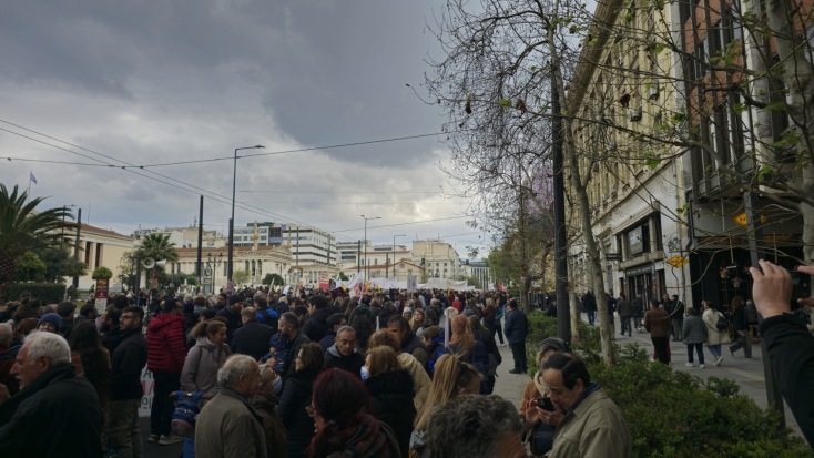 Απεργία 9 Απριλίου: Σε εξέλιξη οι συγκεντρώσεις στο κέντρο της Αθήνας