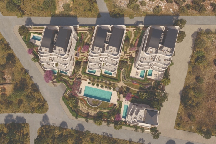 Πανοραμική αεροφωτογραφία, Κοινότητα Apollo Hills στη Βούλα Αττικής