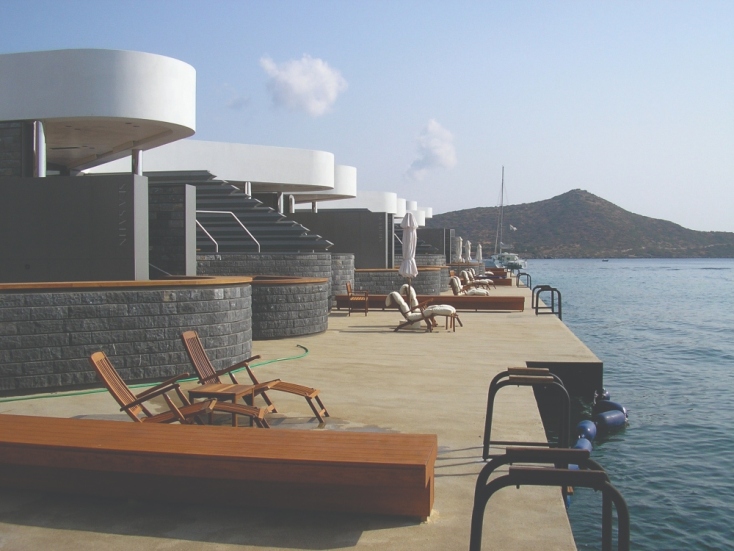 Elounda Beach Hotel, μερική άποψη του εξωτερικού χώρου