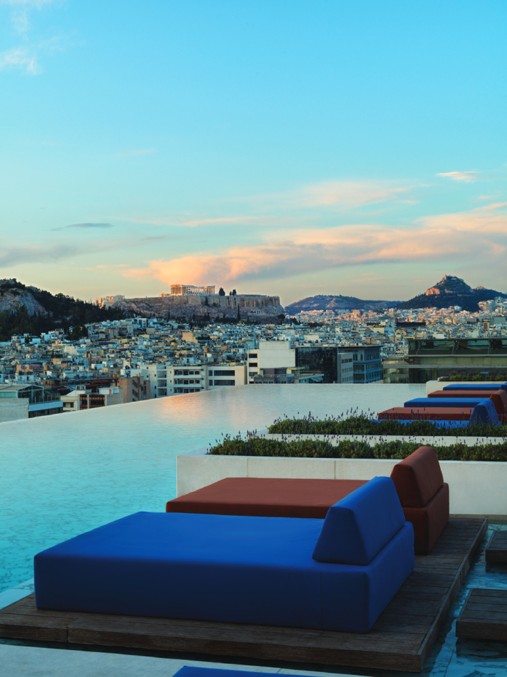 Ξενοδοχείο Grand Hyatt, rooftop με θέα στην Ακρόπολη