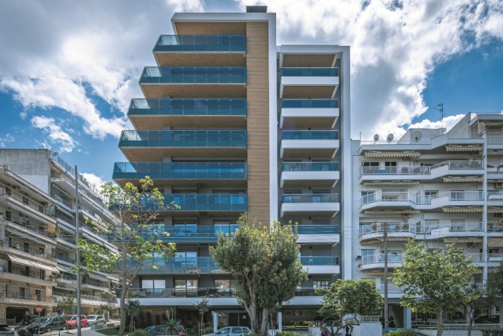 Οικοδομή στην οδό Καλλίδου, Καλαμαριά θεσσαλονίκης