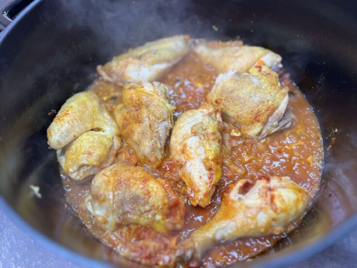 Κοτόπουλο με χυλοπίτες