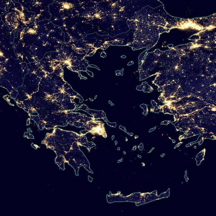 Η Ελλάδα στο σκοτάδι: Μια μάχη ενάντια στη φωτορύπανση